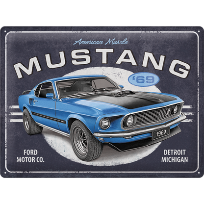 Ford Mustang - 1969 Mach 1 Blue
