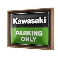 Kawasaki - Parking Only Green N-Frame L Edition
