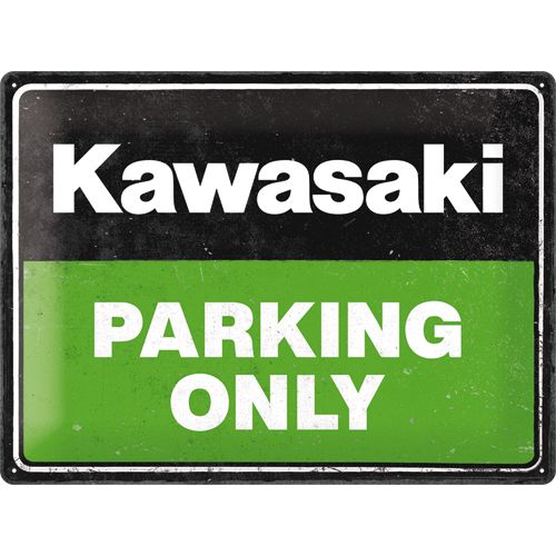 Kawasaki - Parking Only Green