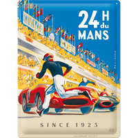 24h Le Mans - Racing Poster Blue