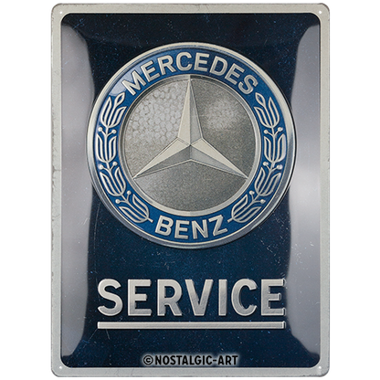 Mercedes-Benz - Service Emblem Blue