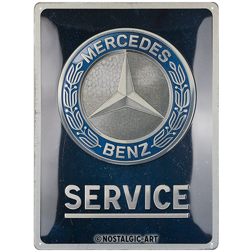 Mercedes-Benz - Service Emblem Blue