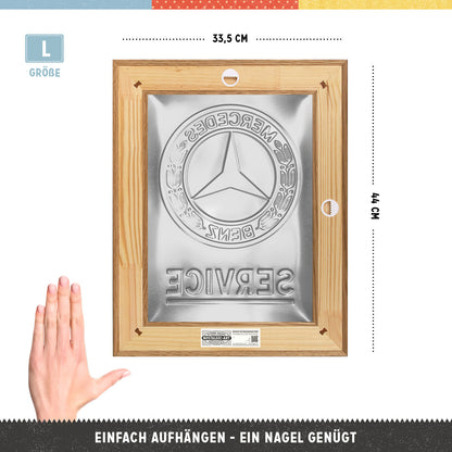 Mercedes-Benz - Service Emblem Blue N-Frame L Edition