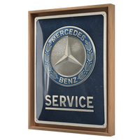 Mercedes-Benz - Service Emblem Blue N-Frame L Edition