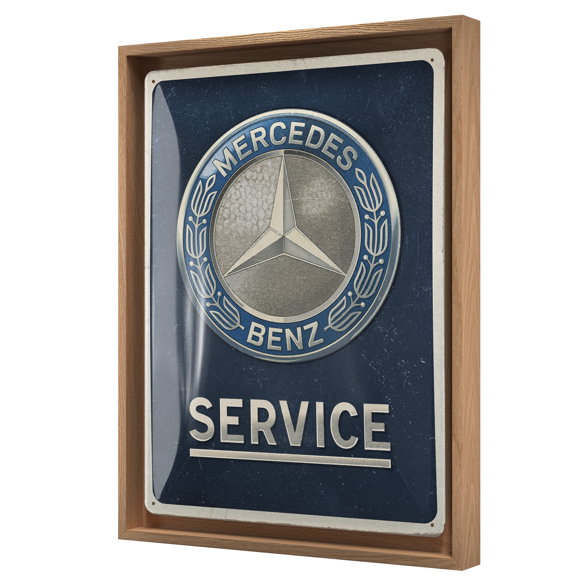 Mercedes-Benz - Service Emblem Blue N-Frame L Edition