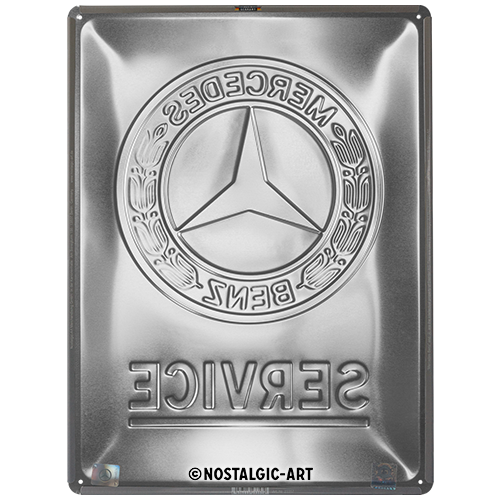 Mercedes-Benz - Service Emblem Blue