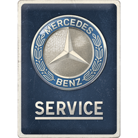 Mercedes-Benz - Service Emblem Blue
