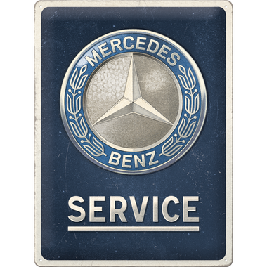 Mercedes-Benz - Service Emblem Blue