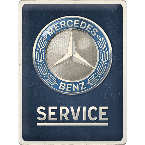 Mercedes-Benz - Service Emblem Blue