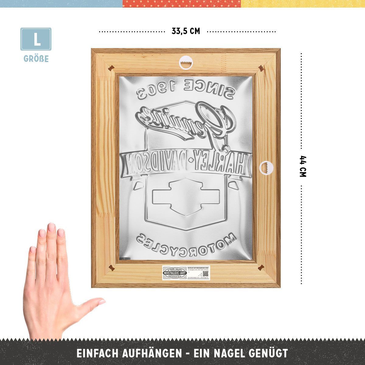 Harley-Davidson - Genuine Motorcycles Ribbon N-Frame L Edition