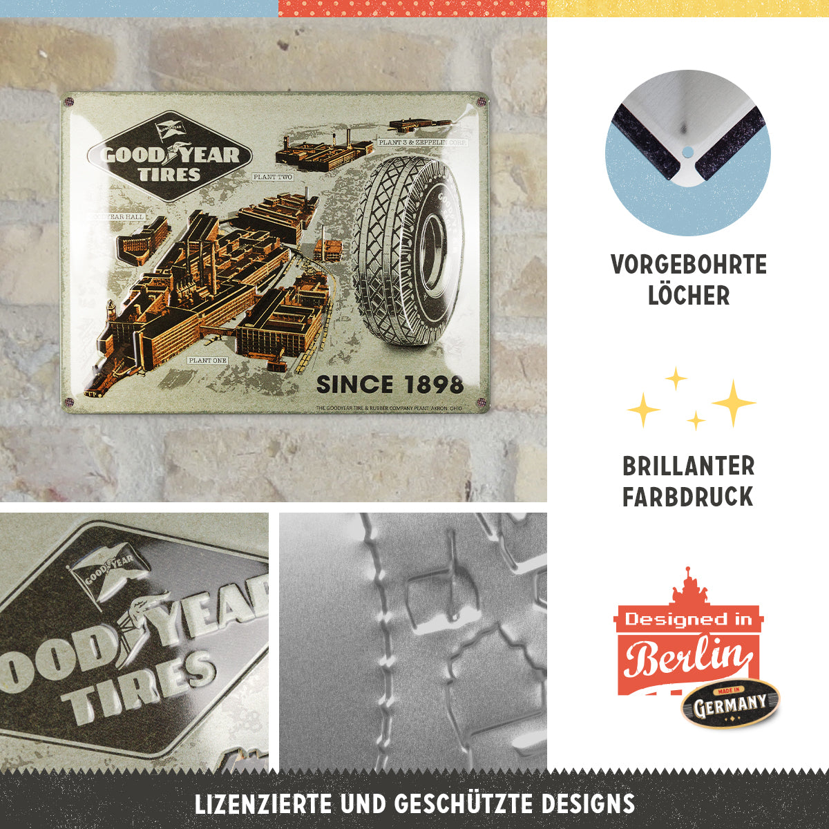 Goodyear - Factories since 1898