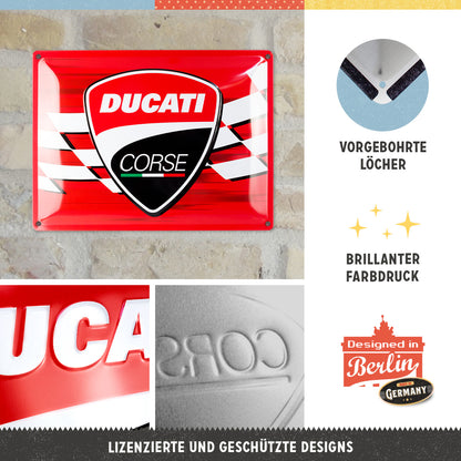 Ducati Corse - Logo Racing Flag