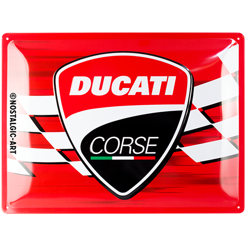 Ducati Corse - Logo Racing Flag