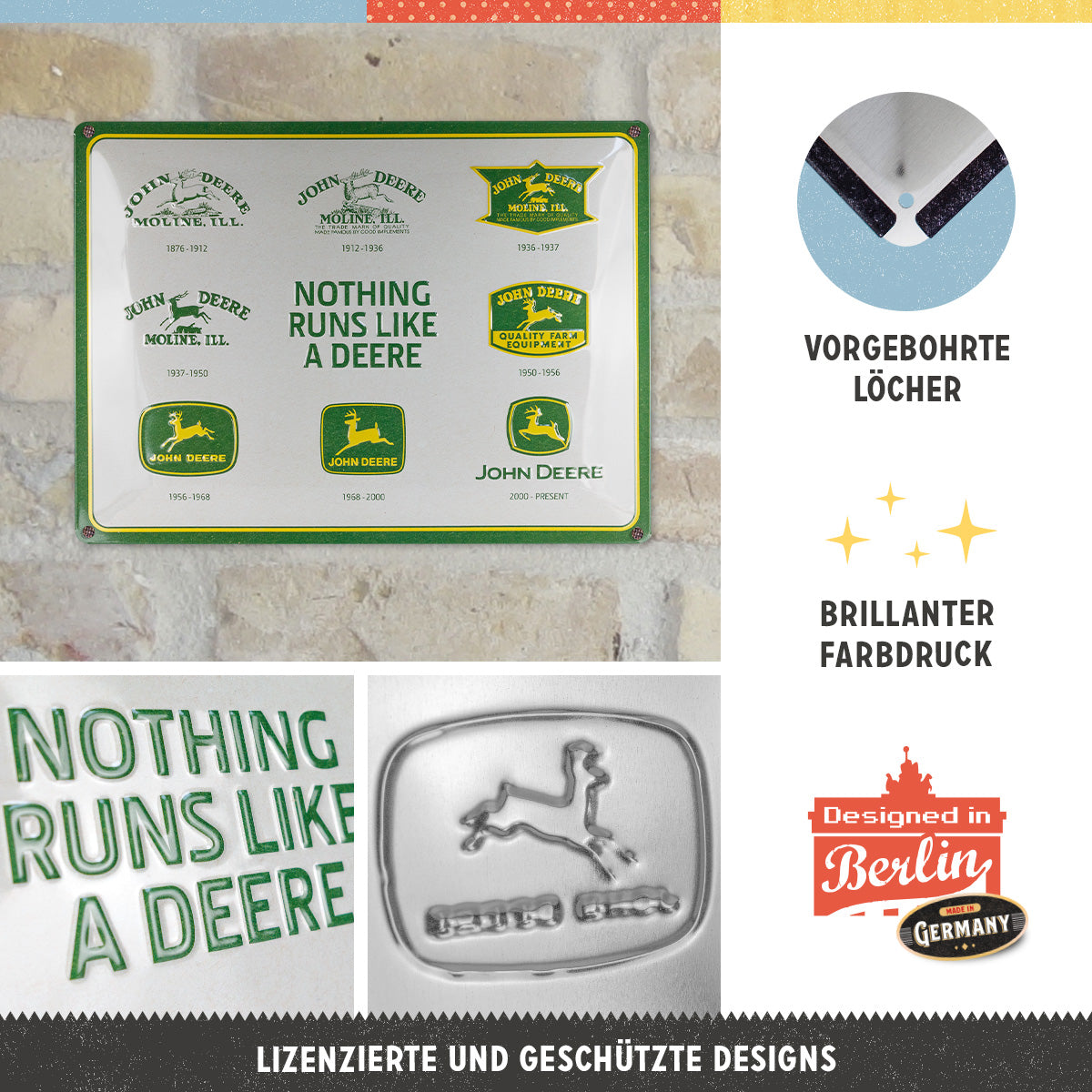 John Deere - 150 Years Logo Evolution