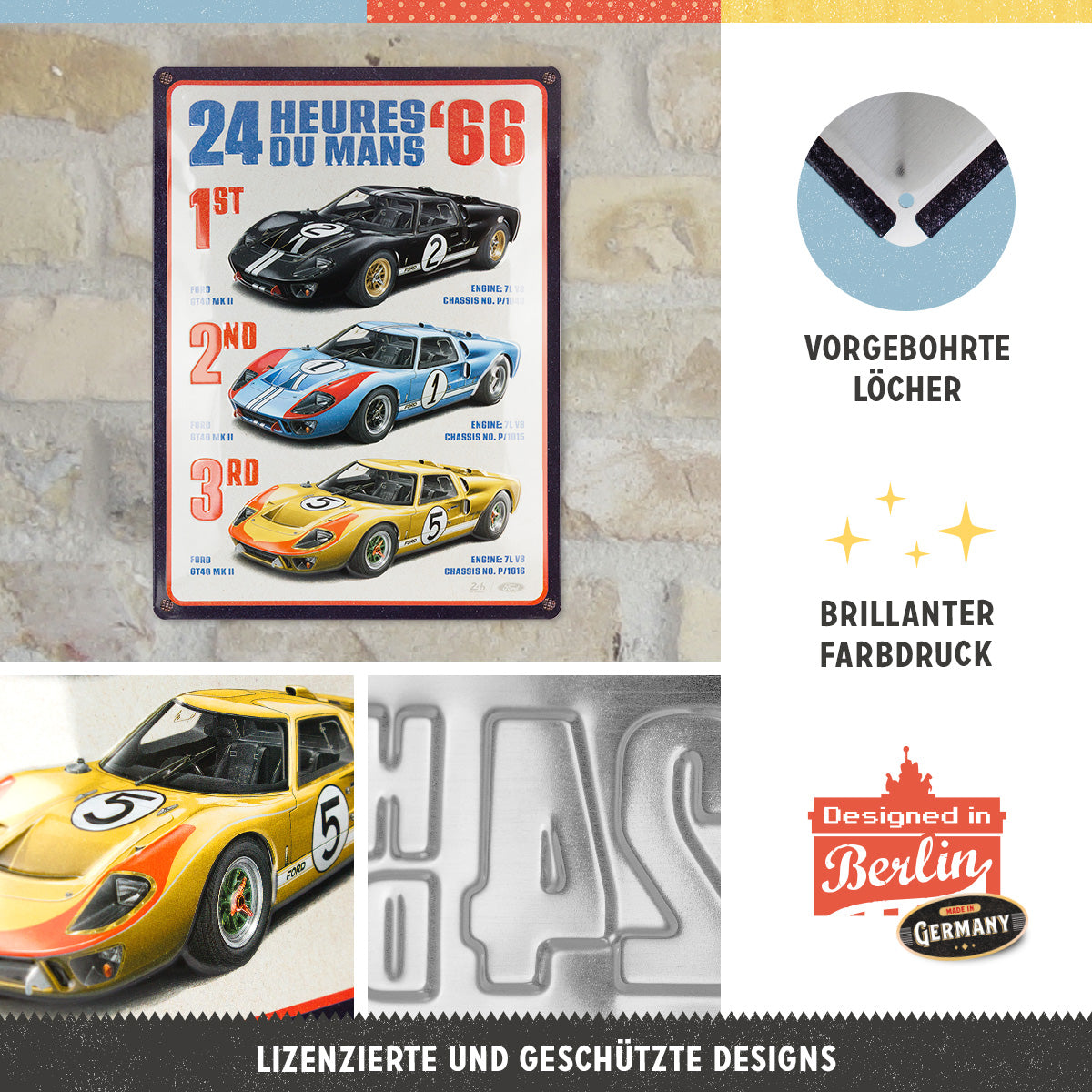 24h Le Mans - 1966 - Ford GT40 Winners
