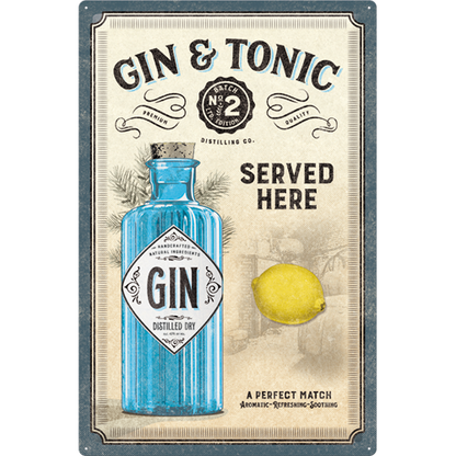 Gin & Tonic Served Here