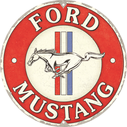 Ford Mustang - 3 Stripes Red