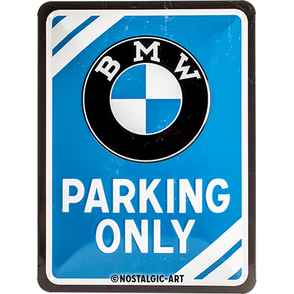 BMW - Parking Only Blue