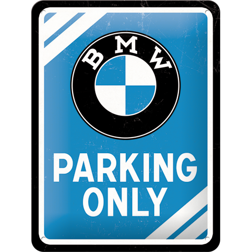 BMW - Parking Only Blue