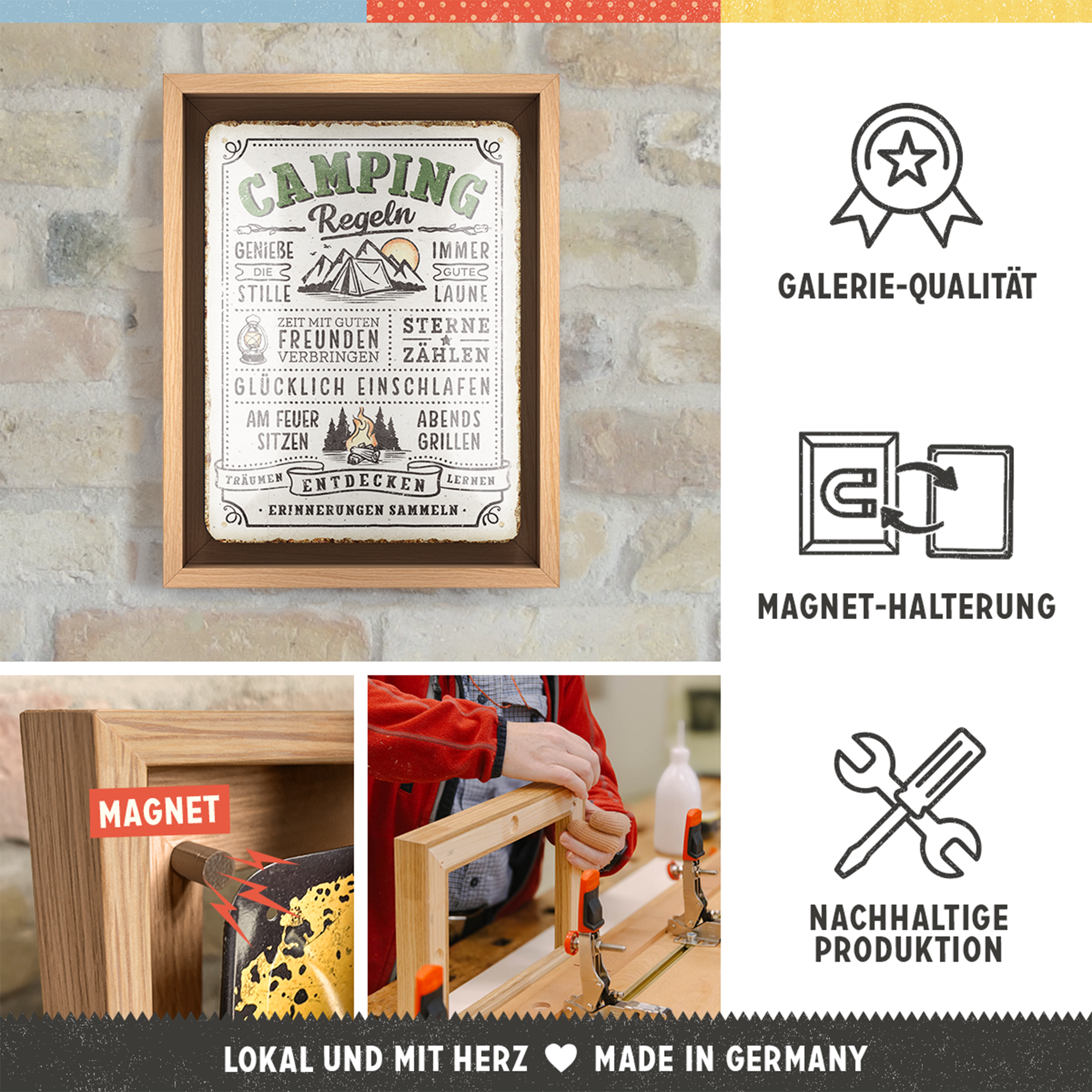 Camping-Regeln N-Frame S Edition