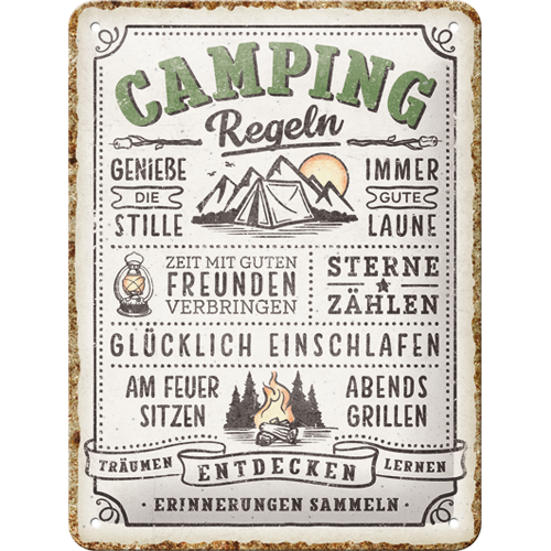 Camping-Regeln