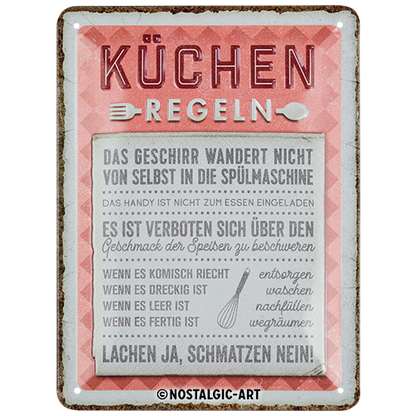 Küchen-Regeln
