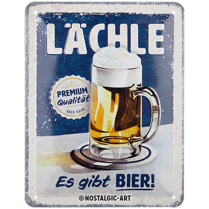 Lächle ... Es gibt Bier