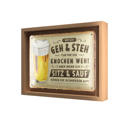 Wo ich geh und steh - Bier