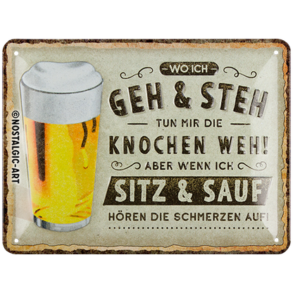 Wo ich geh und steh - Bier