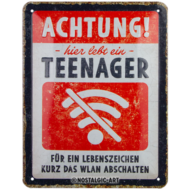 Achtung Teenager WLAN