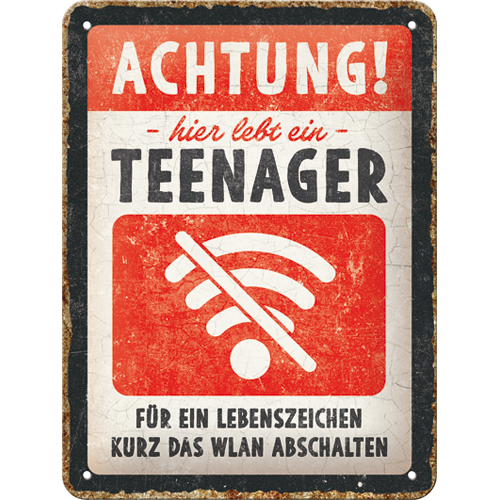 Achtung Teenager WLAN