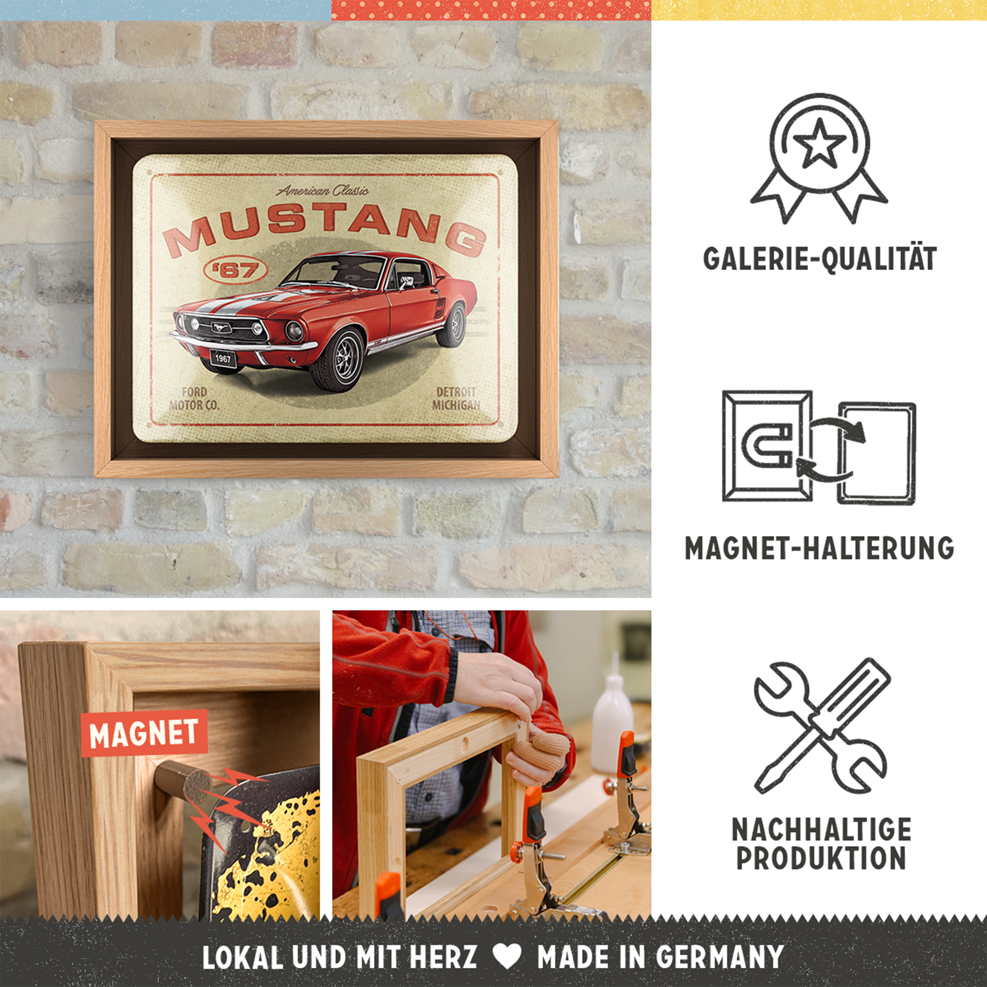 Ford Mustang - GT 1967 Red N-Frame S Edition