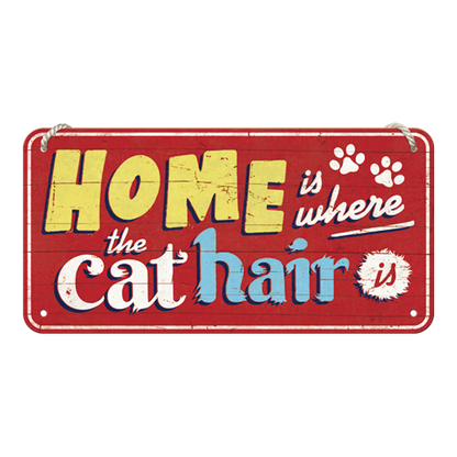 Home is where the cat hair is