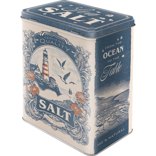 Storage Tin L "Sea Salt"