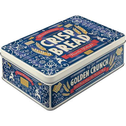 Storage Tin Flat "Crisp Bread"