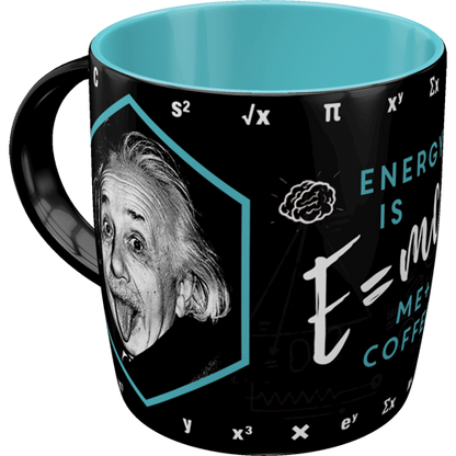 Einstein - Energy = Me + Coffee