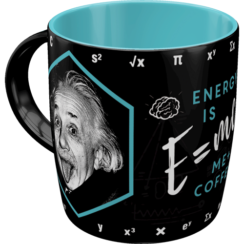 Einstein - Energy = Me + Coffee