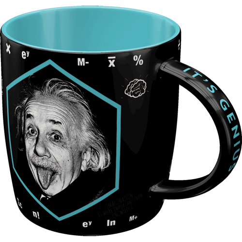 Einstein - Energy = Me + Coffee