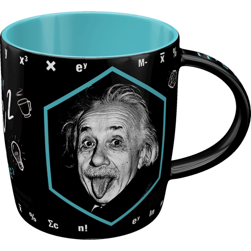 Einstein - Energy = Me + Coffee