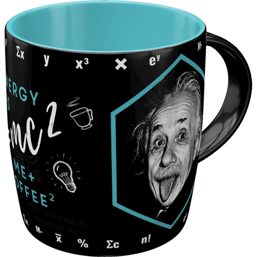 Einstein - Energy = Me + Coffee