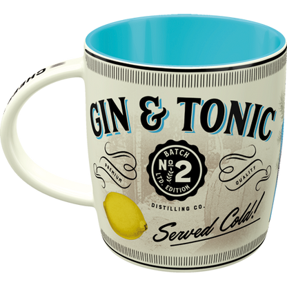 Gin & Tonic Served Cold