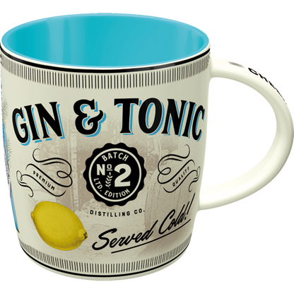 Gin & Tonic Served Cold