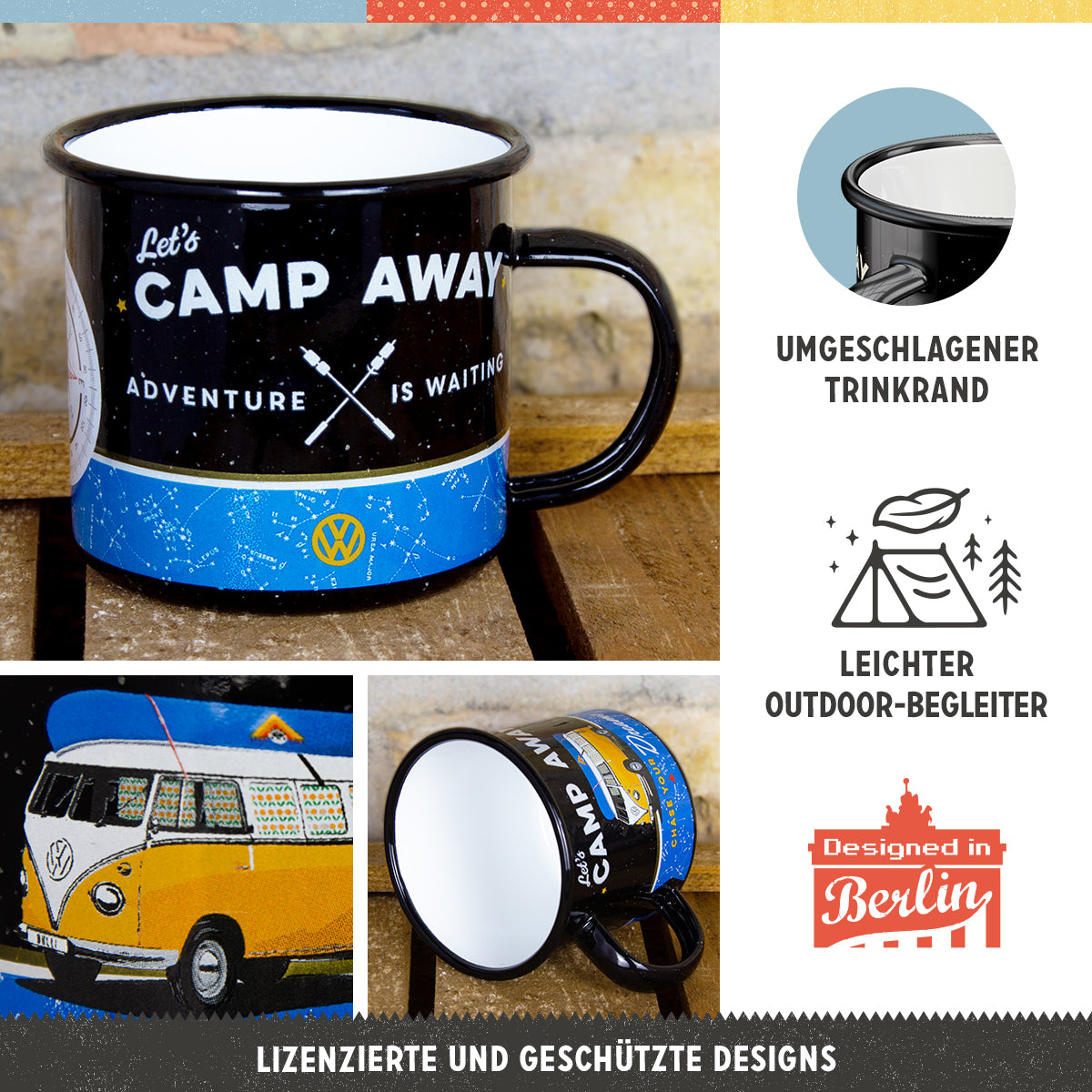VW Bulli - Let's Camp Away Night