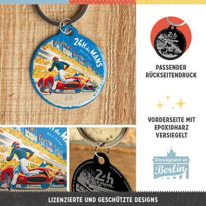 24h Le Mans - Racing Poster Blue