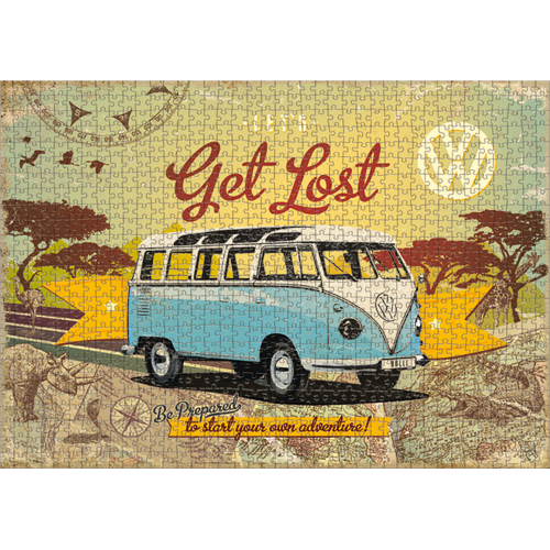 Puzzle "VW Bulli - Let's Get Lost 1"