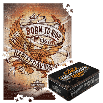 Puzzle "Harley-Davidson - Born to Ride Eagle 1"