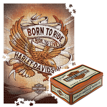 Puzzle "Harley-Davidson - Born to Ride Eagle 2"