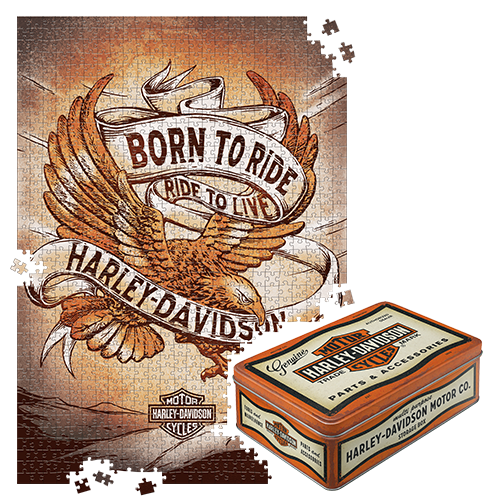 Puzzle "Harley-Davidson - Born to Ride Eagle 2"