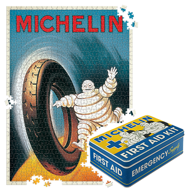 Puzzle "Michelin - Waving Bibendum Painted Ad 2"