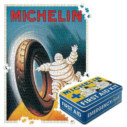Puzzle "Michelin - Waving Bibendum Painted Ad 2"